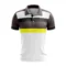 Black cotton polo shirt