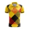 Branded polo shirt front view