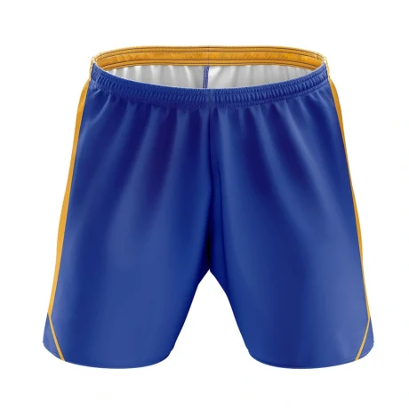 Running shorts with side stripes