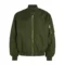 Warm insulated bomber jacket