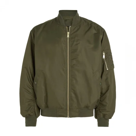 Vintage green bomber jacket