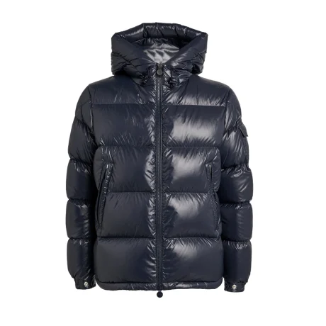 Black bubble jacket front view