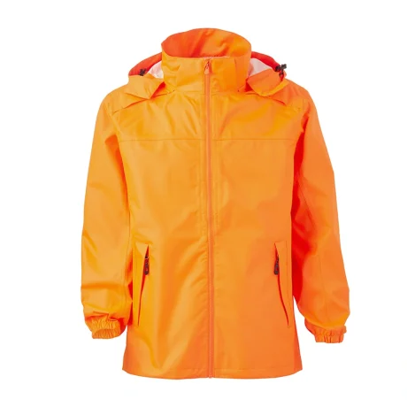 Transparent rain poncho