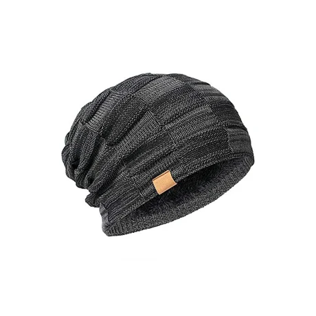 Soft wool beanie for cold weather