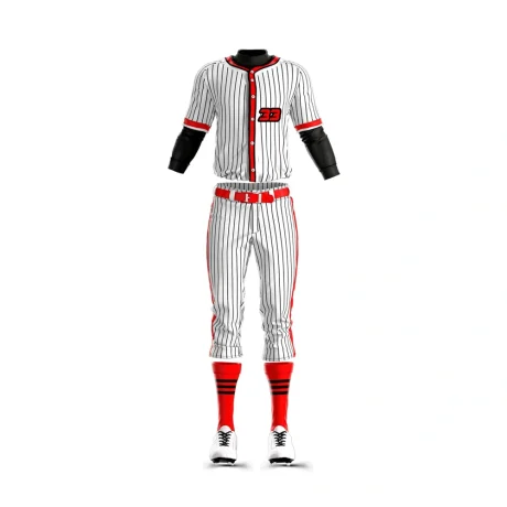 Custom baseball uniform set
