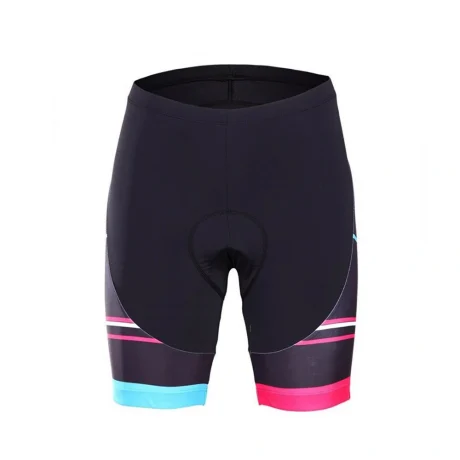 Stylish women’s cycling shorts in motion