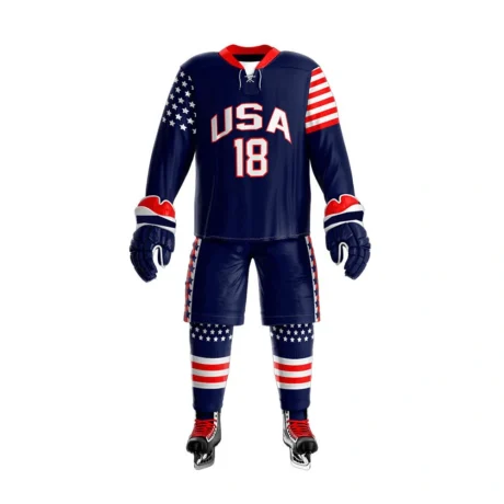 Custom ice hockey uniform
