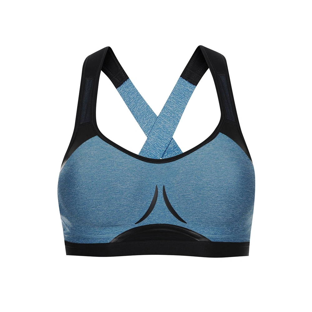 Front view of seamless sports bra