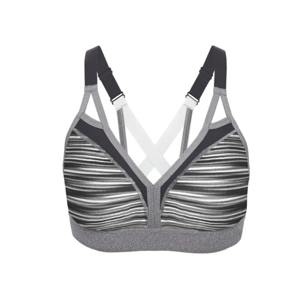 Seamless padded workout bra