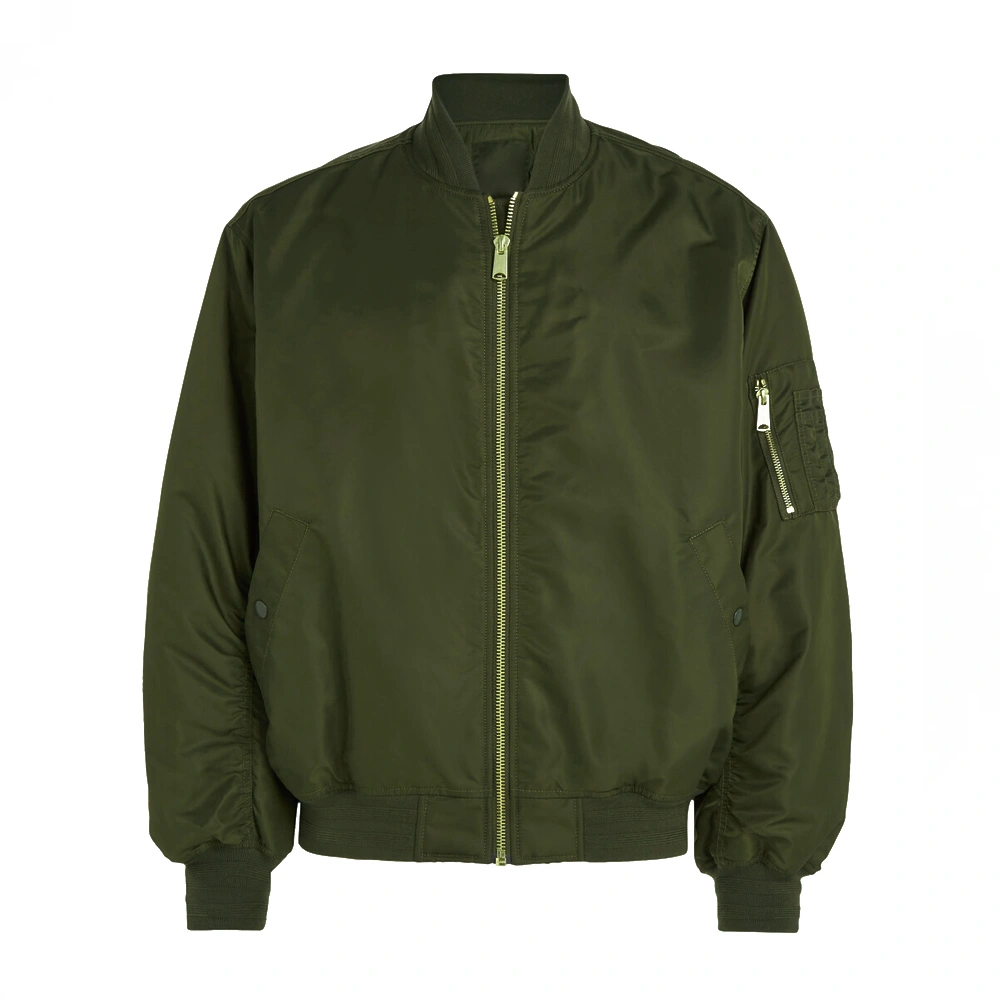 Warm insulated bomber jacket