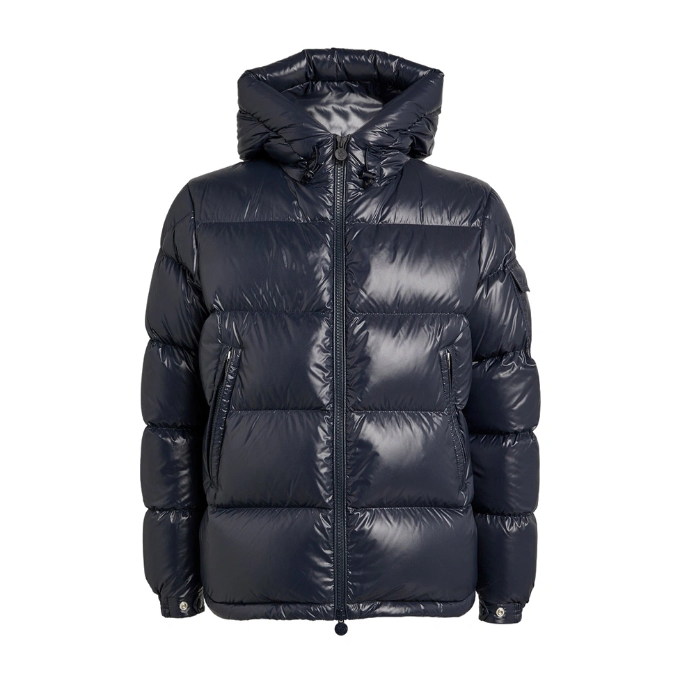 Black bubble jacket front view