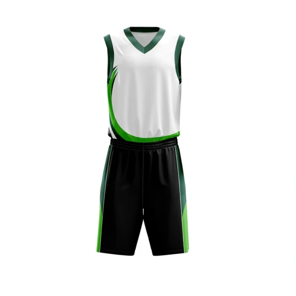 High school basketball team uniforms