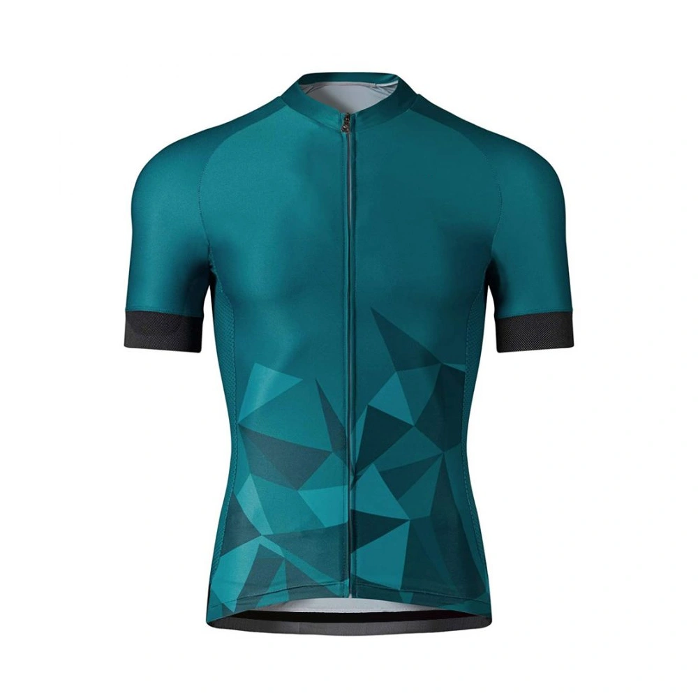 Male cyclist in a sleek cycling jersey