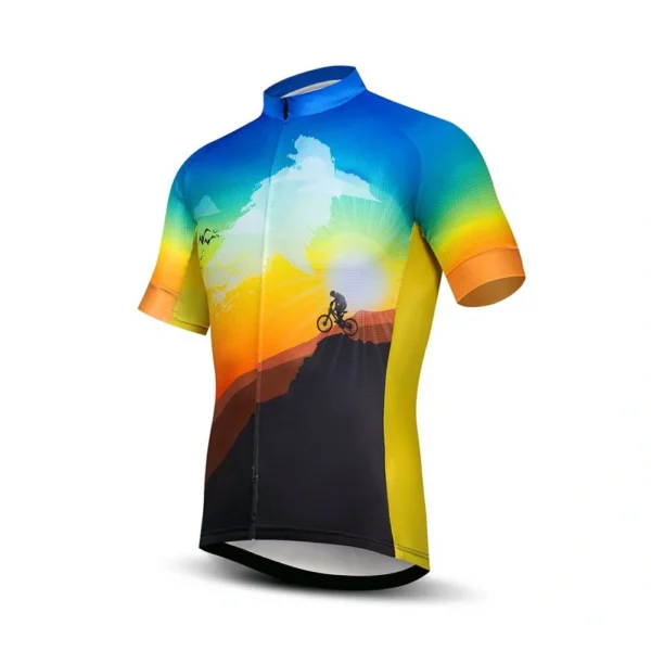 Road cycling jersey male rider
