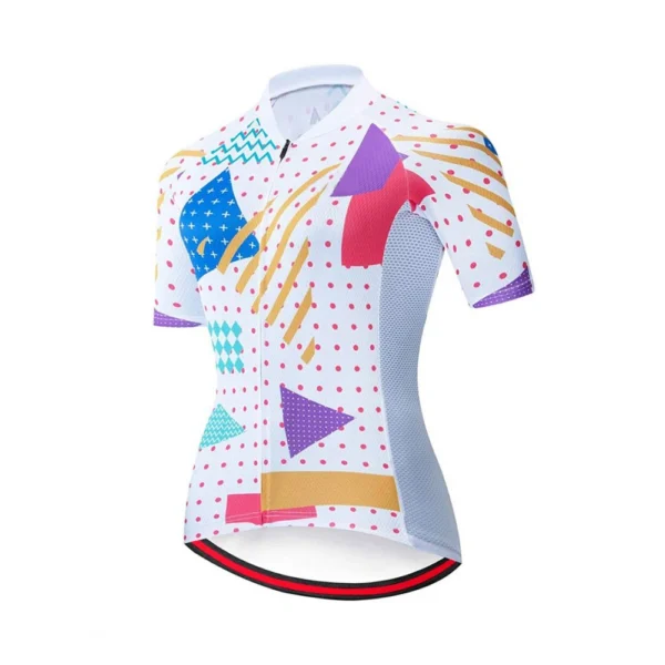 Stylish cycling jersey female rider